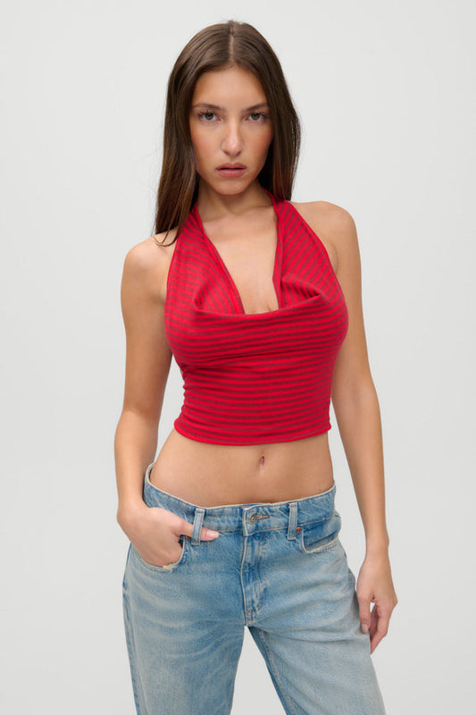 Frankies Bikinis Briar Cloud Halter Top