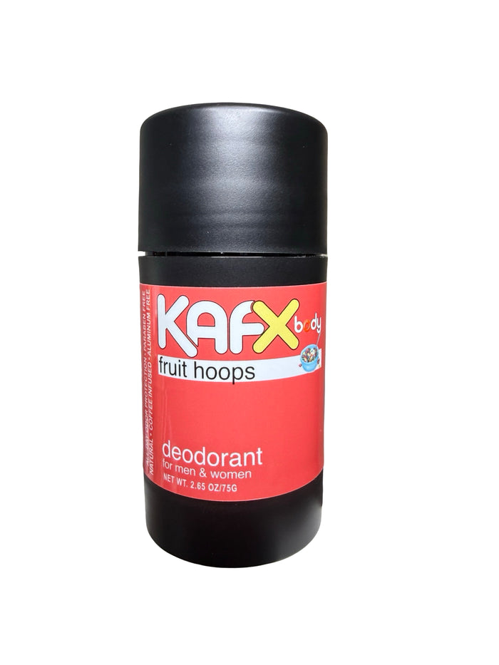 Fruit Hoops Coffee-Infused Natural Deodorant – Sweet, Fruity, & Safe for Al