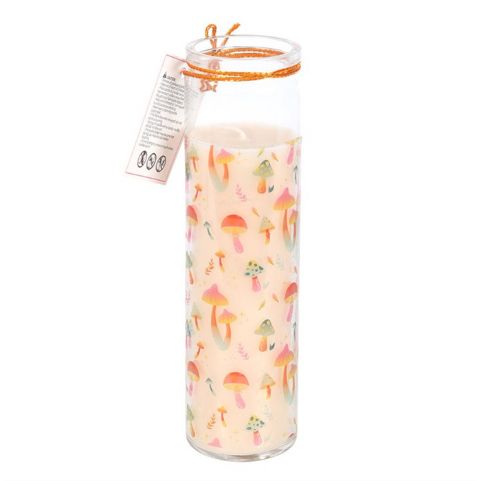 Funky Fungi Mushroom Print Tube Candle 🇬🇧