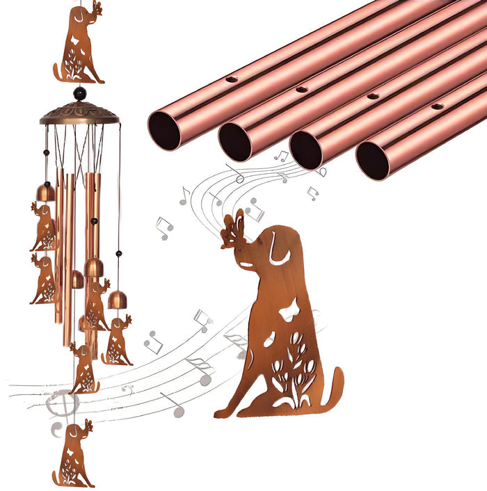 Garden Decoration Wrought Iron Wind Chimes Metal Tube Retro Wind Chimes 🇨🇳
