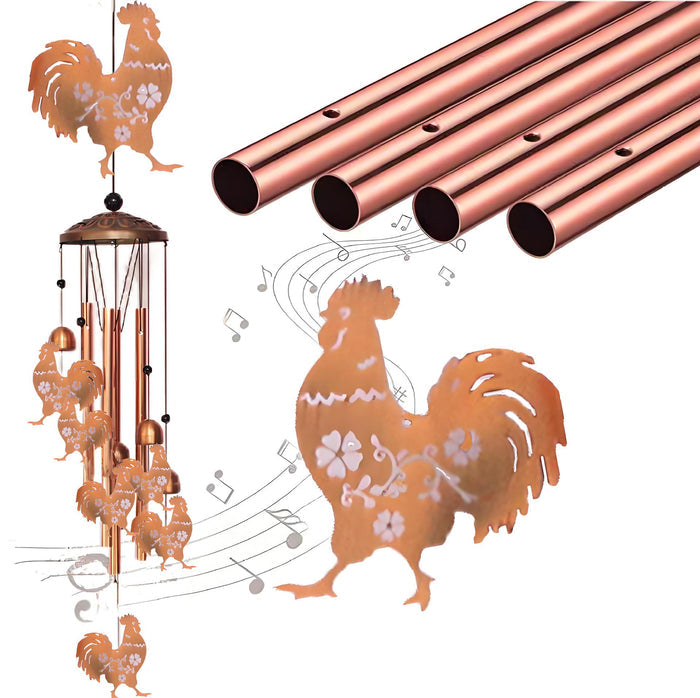 Garden Decoration Wrought Iron Wind Chimes Metal Tube Retro Wind Chimes 🇨🇳