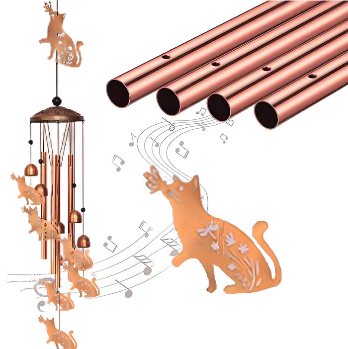 Garden Decoration Wrought Iron Wind Chimes Metal Tube Retro Wind Chimes 🇨🇳