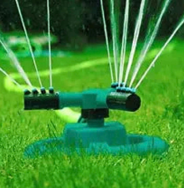 Garden Sprinkler 360 degree Rotating Sprinklers with 3 Nozzles for Yard 🇬🇧