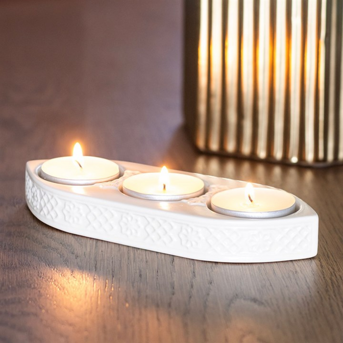 Geometric Triple Tealight Holder 🇬🇧