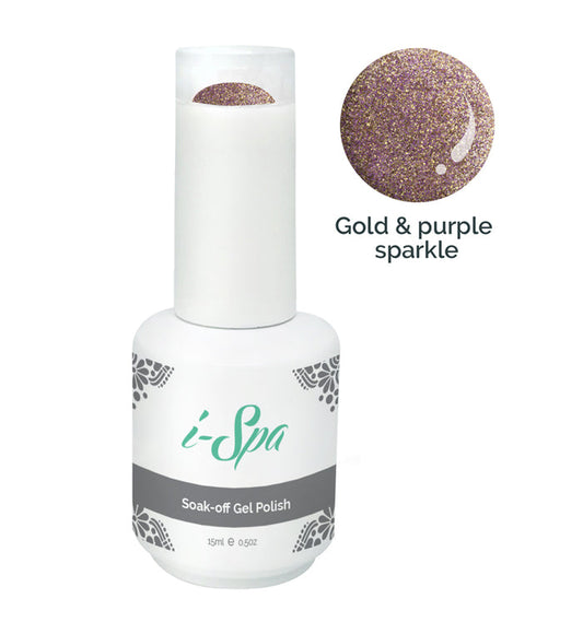 Gold & Purple Sparkle | ZG133
