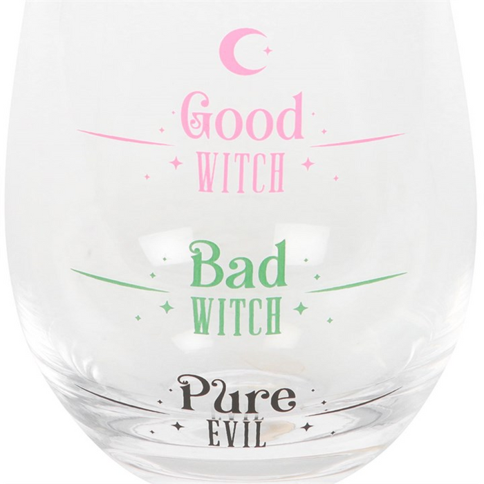 Good Witch, Bad Witch Stemless Glass 🇬🇧