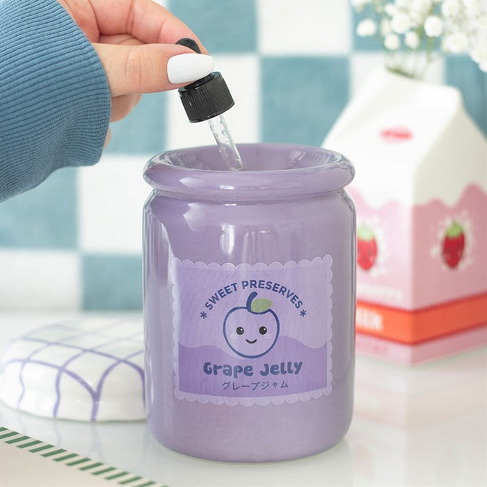 Grape Jelly Jar Oil Burner and Wax Warmer 🇬🇧