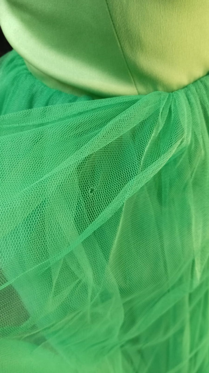 Green Tulle Dress