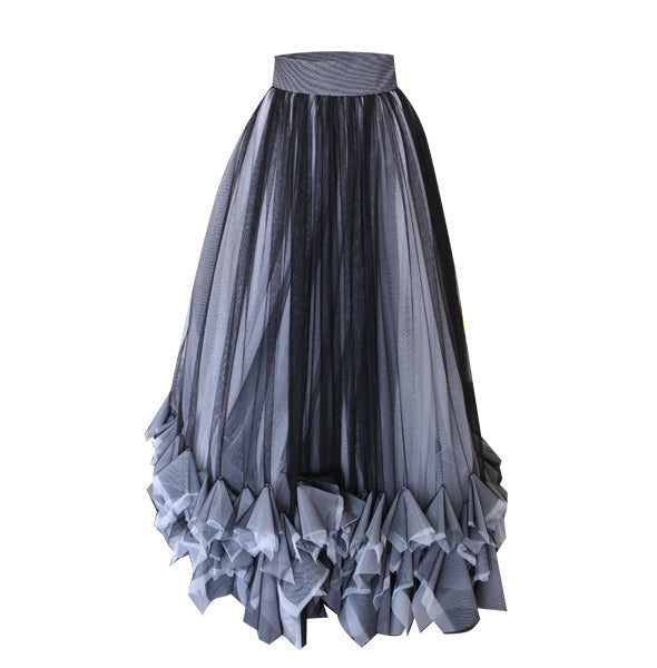 Grey Tulle Skirt