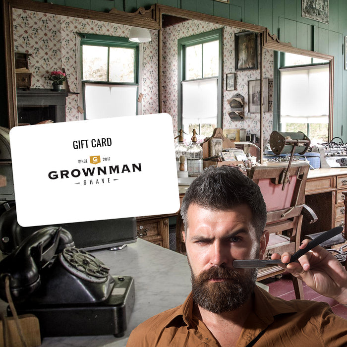 Grown Man Shave Gift Card - Grown Man Shave