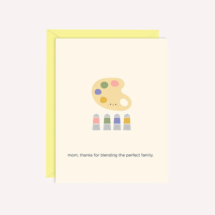 HALIFAX PAPER HEART - Thank you Mom Greeting Card