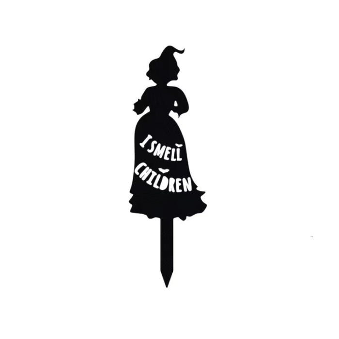 Halloween Witch Inserts Garden Metal Holiday Decorations Ornaments 🇨🇳