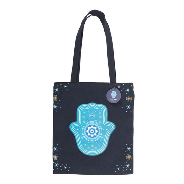 Hand of Hamsa Polycotton Tote Bag 🇬🇧