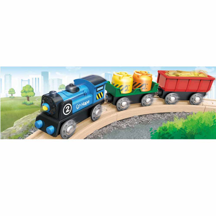 Hape Battery Powered Rolling Stock Set