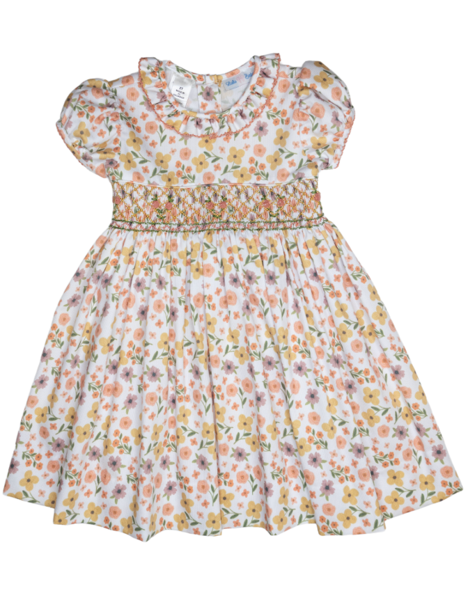 Harvest Floral Ruffle Dress