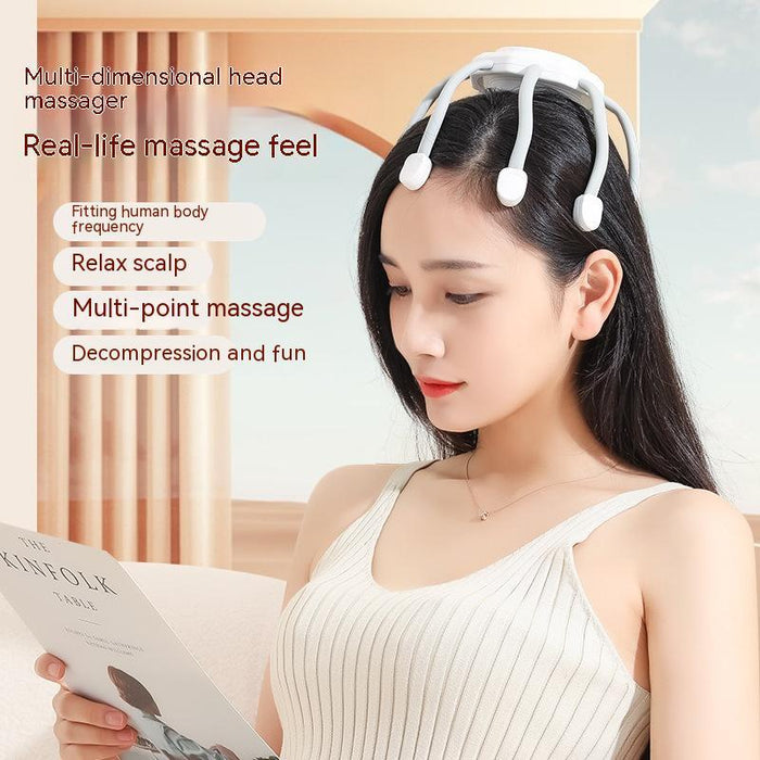 Head Massager Decompression Electric Relaxation Scraper 🇨🇳