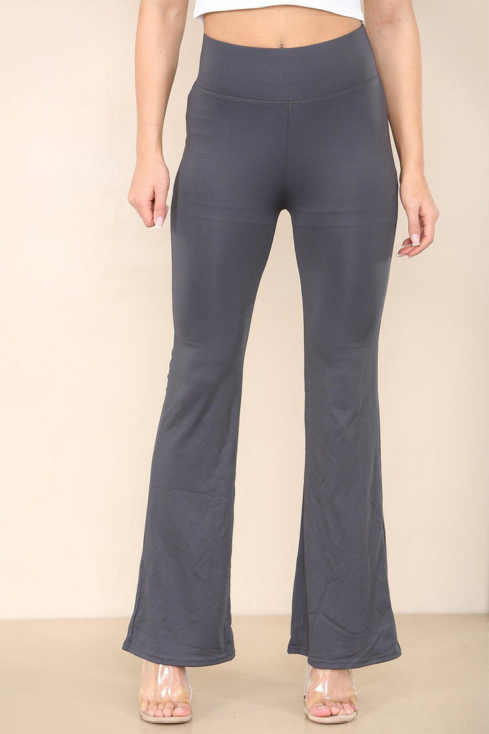 High Waisted Wide Leg Flared Trousers 🇬🇧