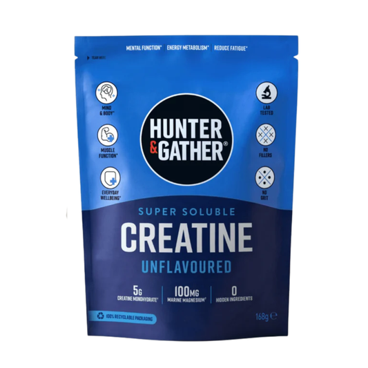Hunter & Gather Super Soluble Creatine Unflavoured 168g