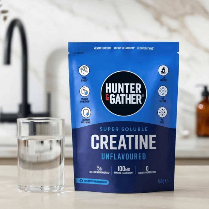 Hunter & Gather Super Soluble Creatine Unflavoured 168g