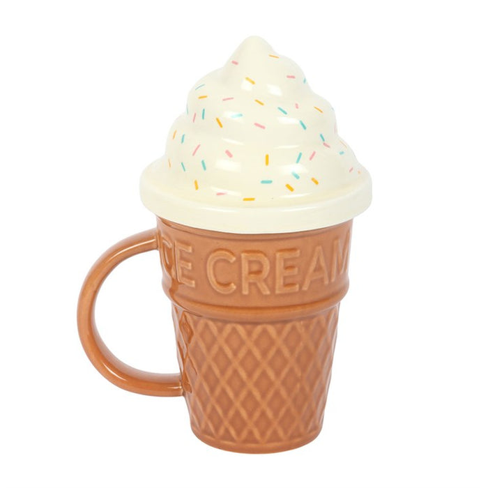 Ice Cream Cone Lidded Mug 🇬🇧