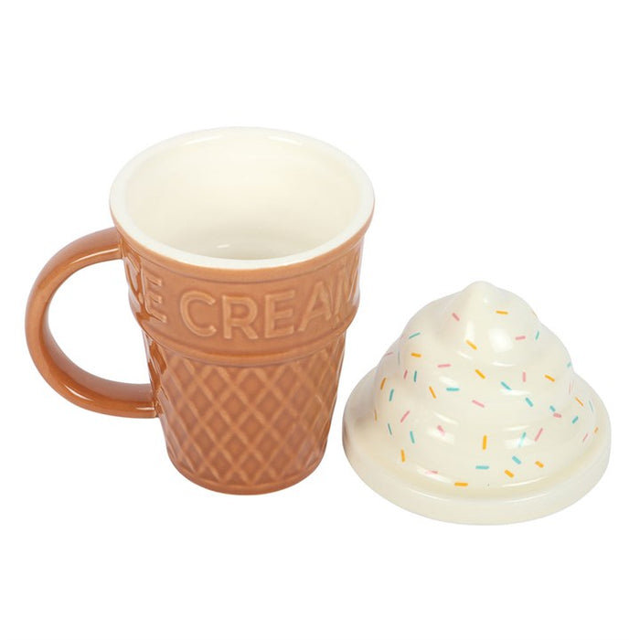Ice Cream Cone Lidded Mug 🇬🇧