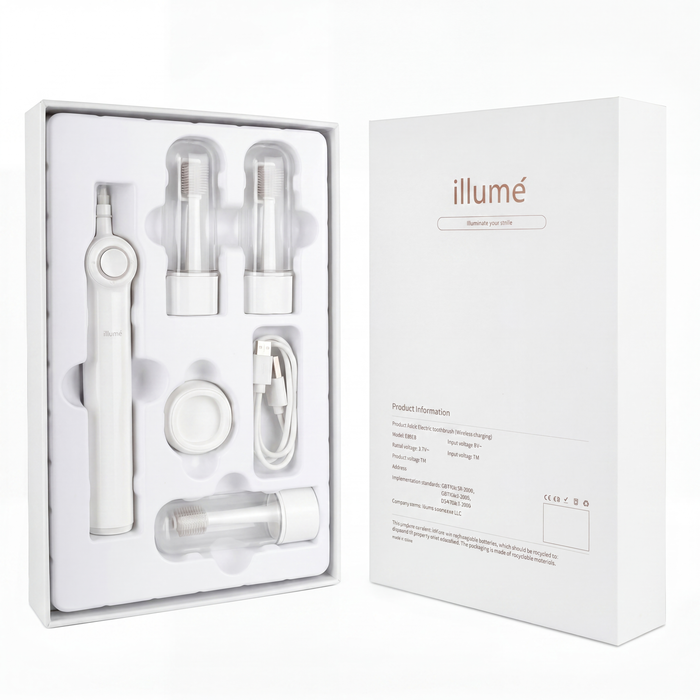 Illumé Toothbrush x2 Kits White & Pink