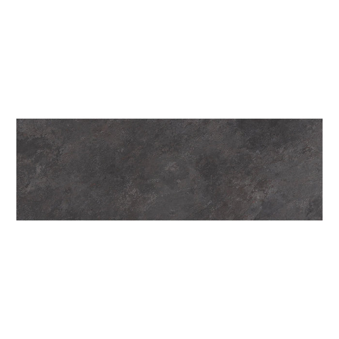 Dark rectangular stone effect wall tile