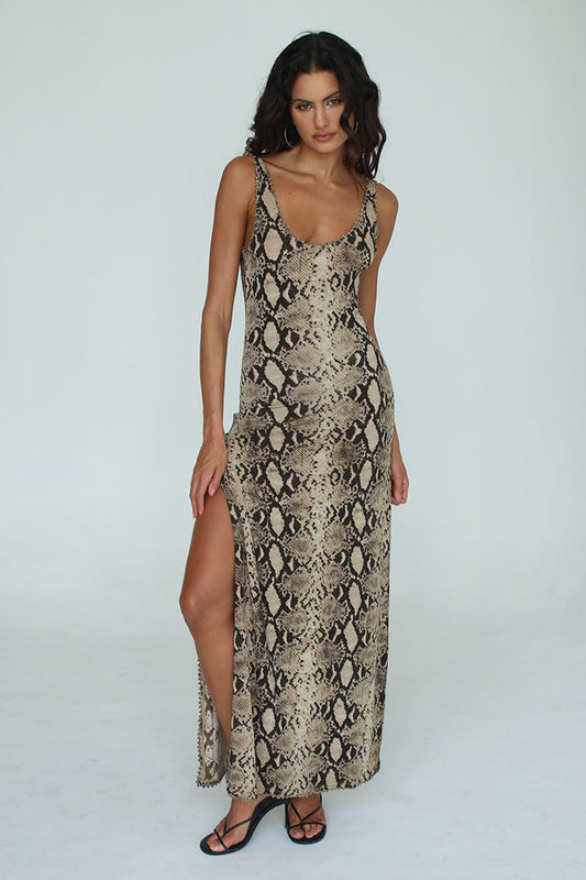 INDAH Sonya Maxi Dress (Python)
