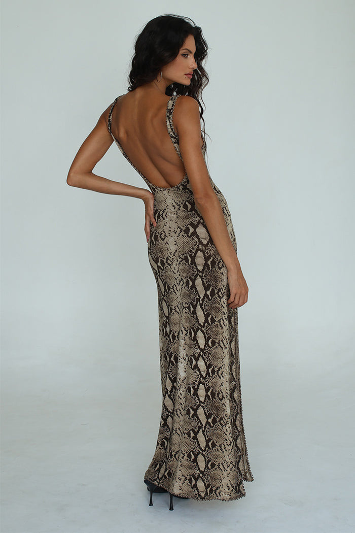 INDAH Sonya Maxi Dress (Python)