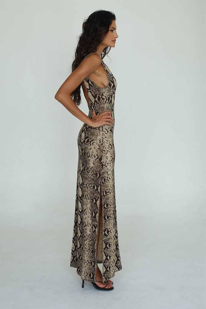 INDAH Sonya Maxi Dress (Python)