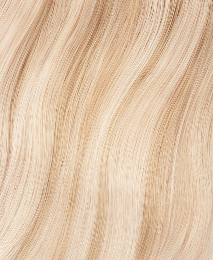 invisible clip-in hair extensions scandinavian highlights.