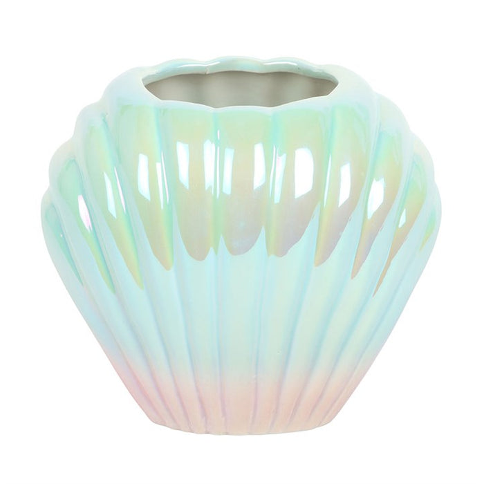 Iridescent Shell Flower Vase 🇬🇧