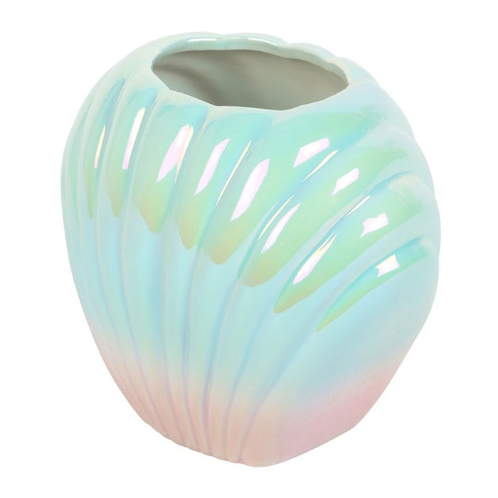 Iridescent Shell Flower Vase 🇬🇧