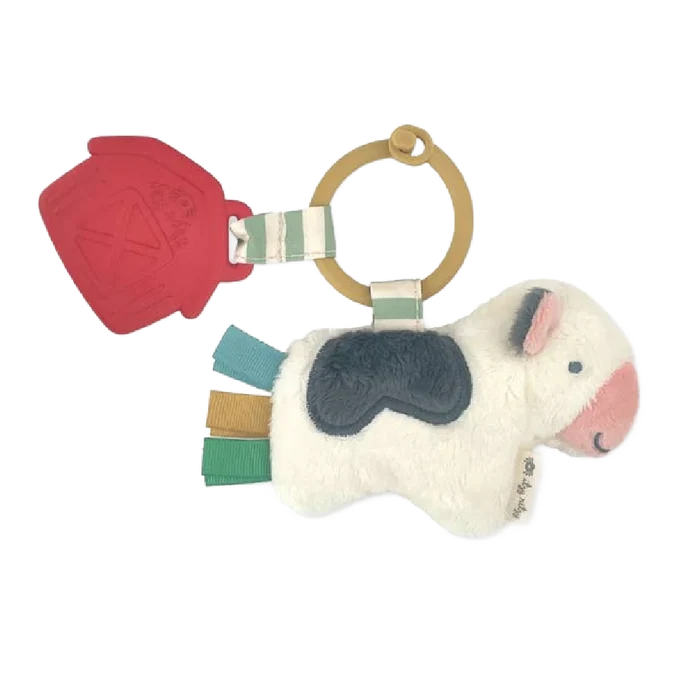 Itzy Pal - Cow Plush w/ Teether