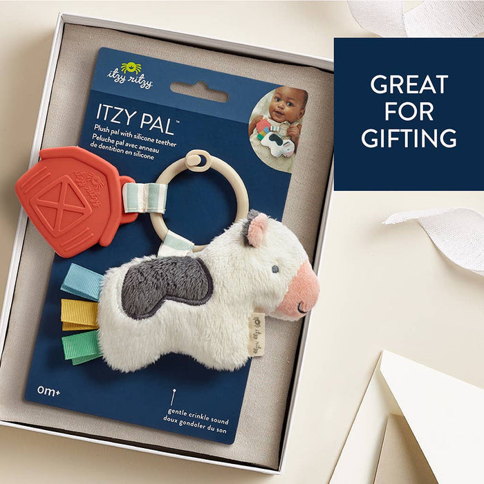 Itzy Pal - Cow Plush w/ Teether