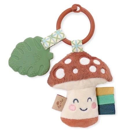 Itzy Ritzy Itzy Pal Plush & Teether - Mushroom