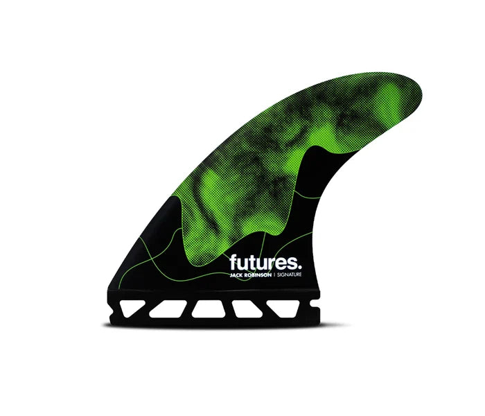 Jack Robinson Honeycomb Tri Medium Futures Fins detail close-up