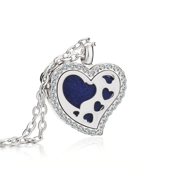 Jewelry Heart Fragrance Essential Oil Diffuser Necklace 🇨🇳