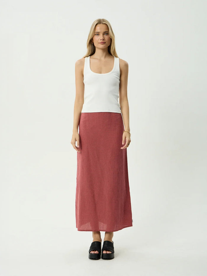 Kali - Hemp Maxi Skirt | Rose-Image 6