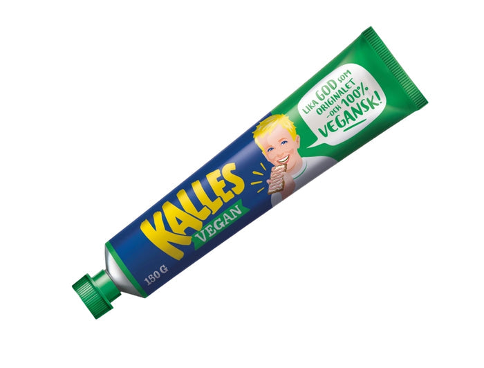 Kalles Vegan 150g tube – Swedish plant-based seaweed caviar spread, 100% vegan, rich in Omega-3, made in Sweden