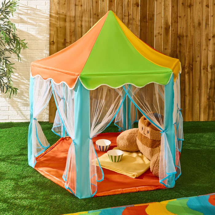 Kids Outdoor Play Tent with Curtains 🇬🇧
