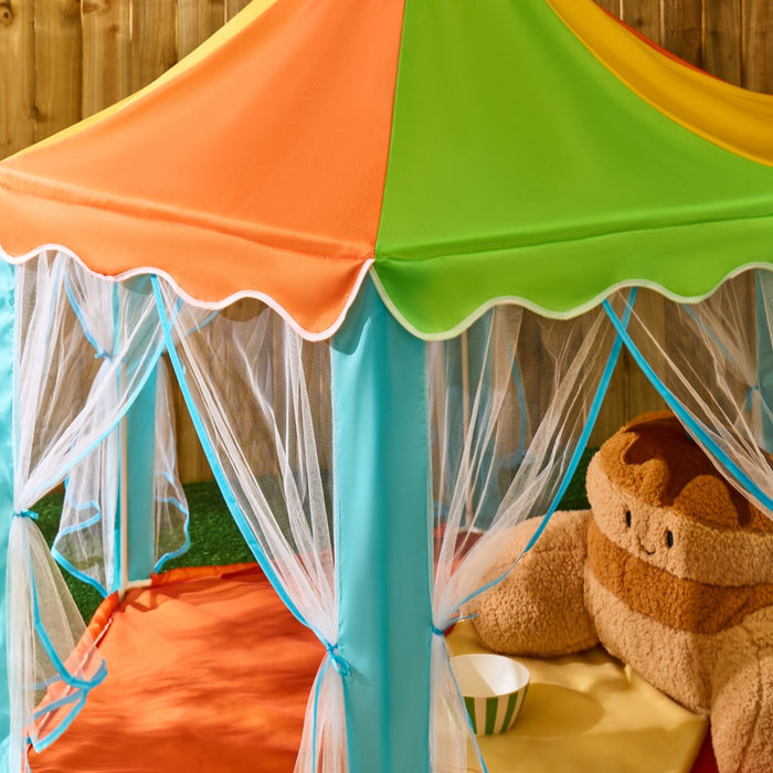 Kids Outdoor Play Tent with Curtains 🇬🇧