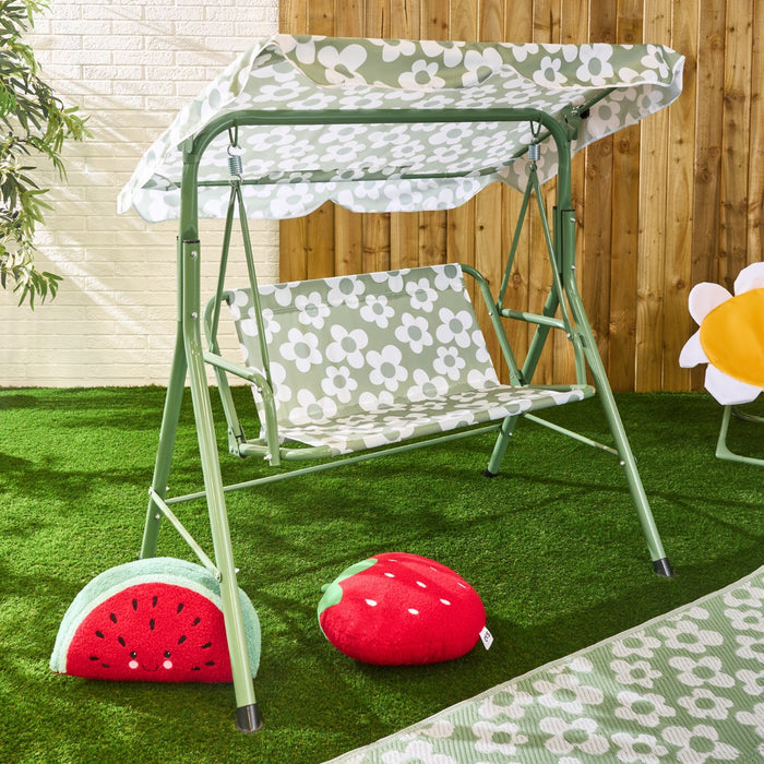Kids Swing Bench with Canopy 🇬🇧