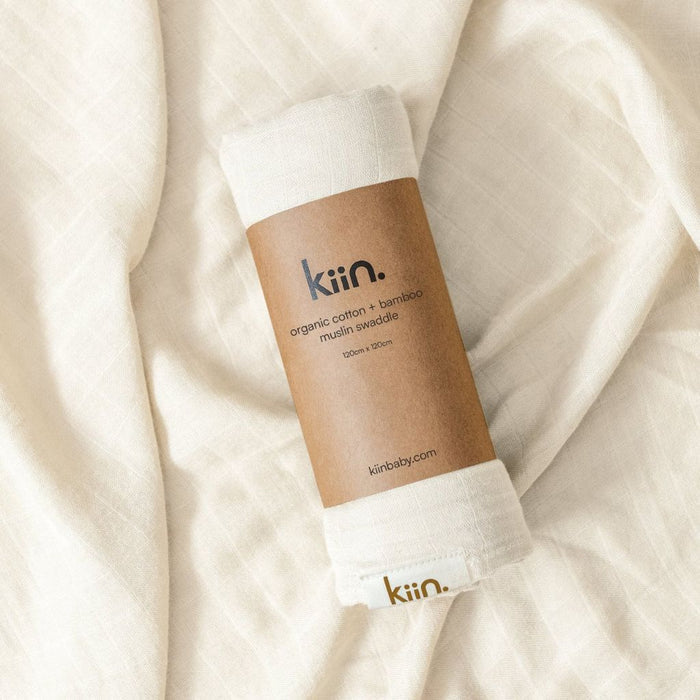 Go-For-Zero-Australia-Kiin-Baby-Australia-Organic-Swaddles-White