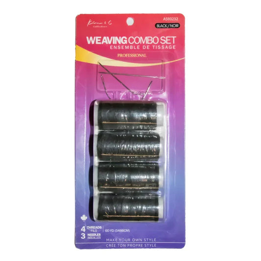 KIM & C 7PCS Thread and Needle Weaving Combo Set