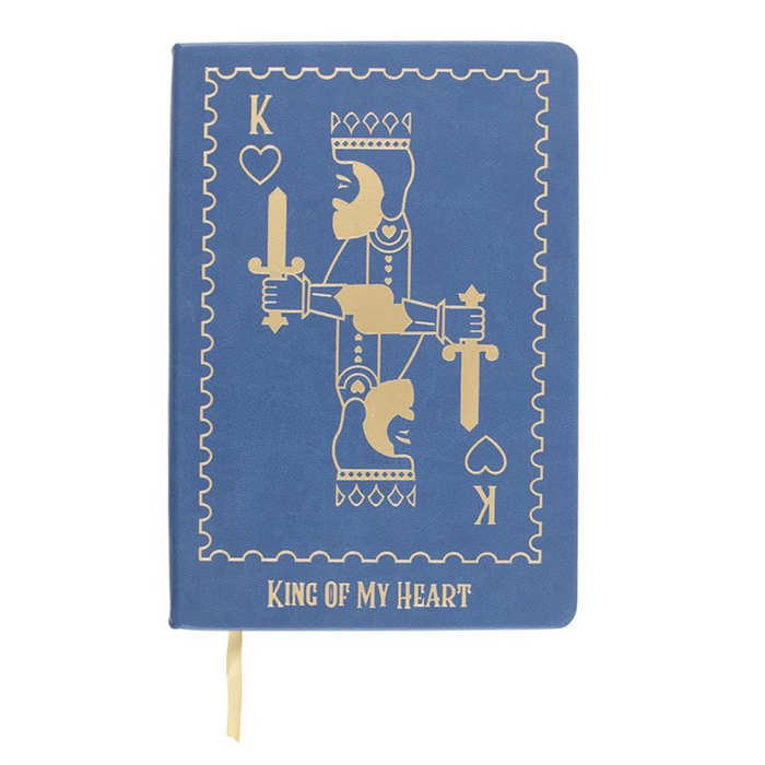 King of My Heart Playing Card A5 Notebook 🇬🇧