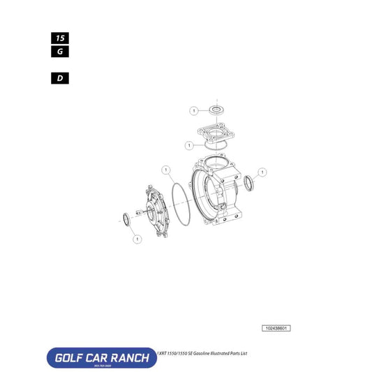 KIT MINOR REPAIR CLUB CAR - 102438601 - CLUB CAR CA/XRT REPAIR PART