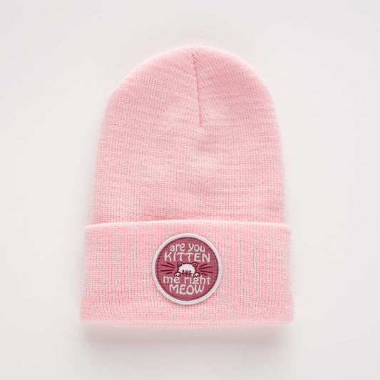 Kitten me Rignt Now Peony Infant/Toddler Beanie