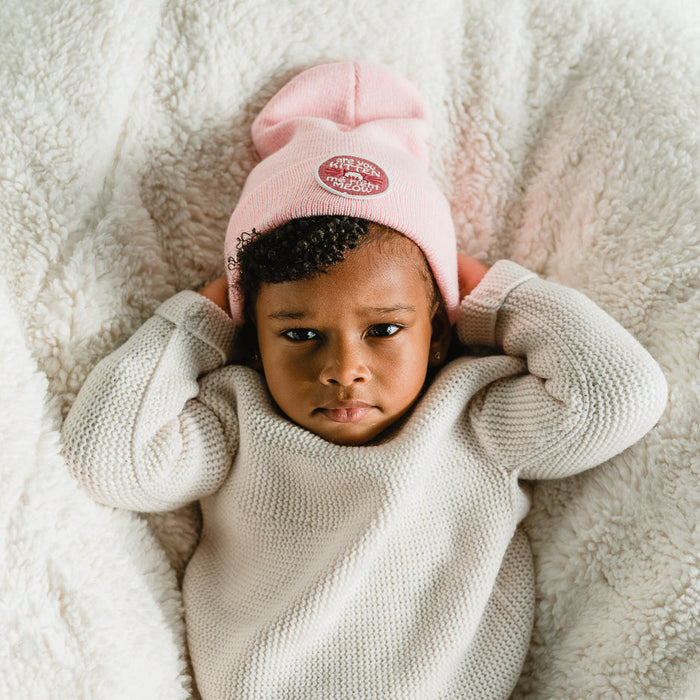 Kitten me Rignt Now Peony Infant/Toddler Beanie