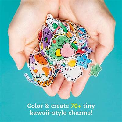 Klutz Color & Shrink Charms Kit - Kawaii Style